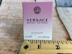Versace Bright Crystal Mini Eau de Toilette Spray Travel Size Tester 5ml/0.17oz