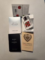 Women’s Designer Perfume Sampler Lot Discovery Set x 5 Vials