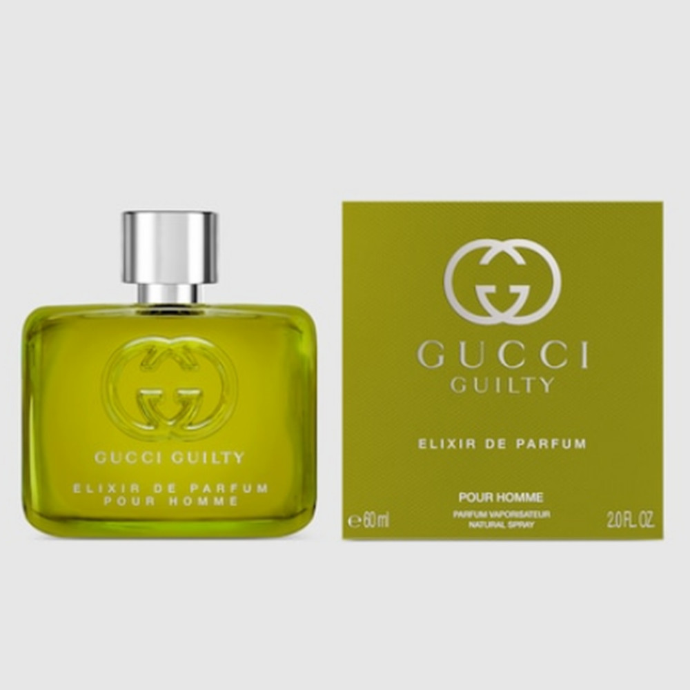 Guilty Elixir de Parfum Pour Homme 2.0oz 60ml Cologne Spray for Men New & Sealed