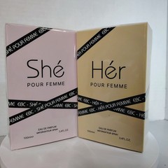 Her and She Perfume Set for Women New Full Size Elegant Floral Sweet Gift Duo