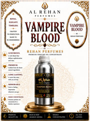 Al Rehan Perfumes Vampire Blood Premium Attar Perfume Best Long Lasting Scent