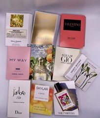 10 Assorted Women Perfume TUBE Samples (No Duplicates)