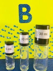“B” Cologne Oils, 10 ml. Roll on Bottles, Premium Oils, Muslim Oils