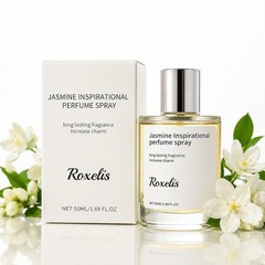 Long Lasting Jasmine Perfume for Women Fresh Floral Eau De Parfum Spray 50ML