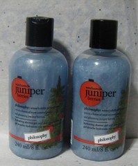 2X PHILOSOPHY 8oz Holiday Body Wash ENCHANTED JUNIPER BERRIES New (X/128)