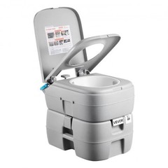 Portable Toilet, 7.9 Gallon Detachable Waste Tank, 200 Flushes, Camping Toilet f