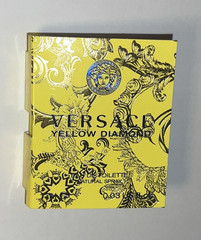 Lot 3x Versace Yellow Diamond Eau De Toilette EDT Sample Spray Vial .03oz 1ml ea