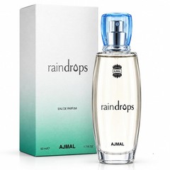 Ajmal Raindrops Eau De Parfum for Women 50ml Long Lasting Floral Fruity Spray