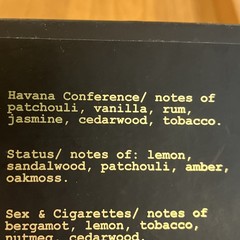 Persons of Interest Unisex Havana Conference Eau de Parfum Sample/Travel Spray