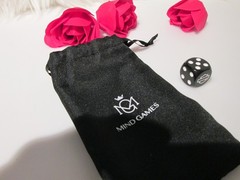 Mind Games Black & white logo mini pouch for knick naks and minis samples