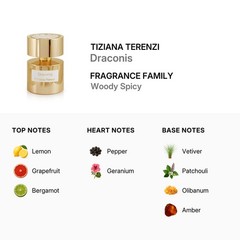 Tiziana Terenzi Unisex Draconis Extrait de Parfum Spray 3.4 oz Fragrances