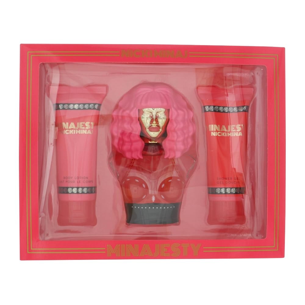 Nicki Minaj Minajesty Women Gift Set, Includes: 3.4 1 Count (Pack of 1), Red