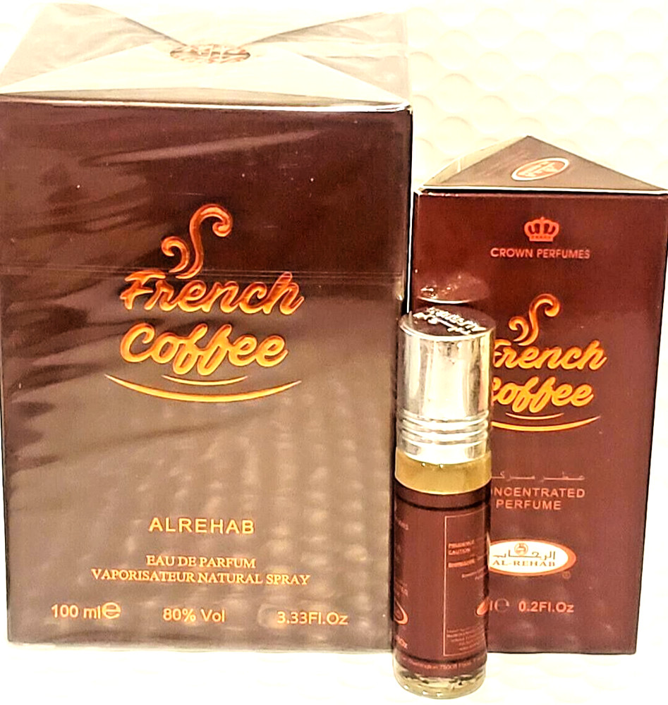 French Coffee EDP-100ML (3.4Oz) By Al-Rehab( FREE OIL 6 ML)