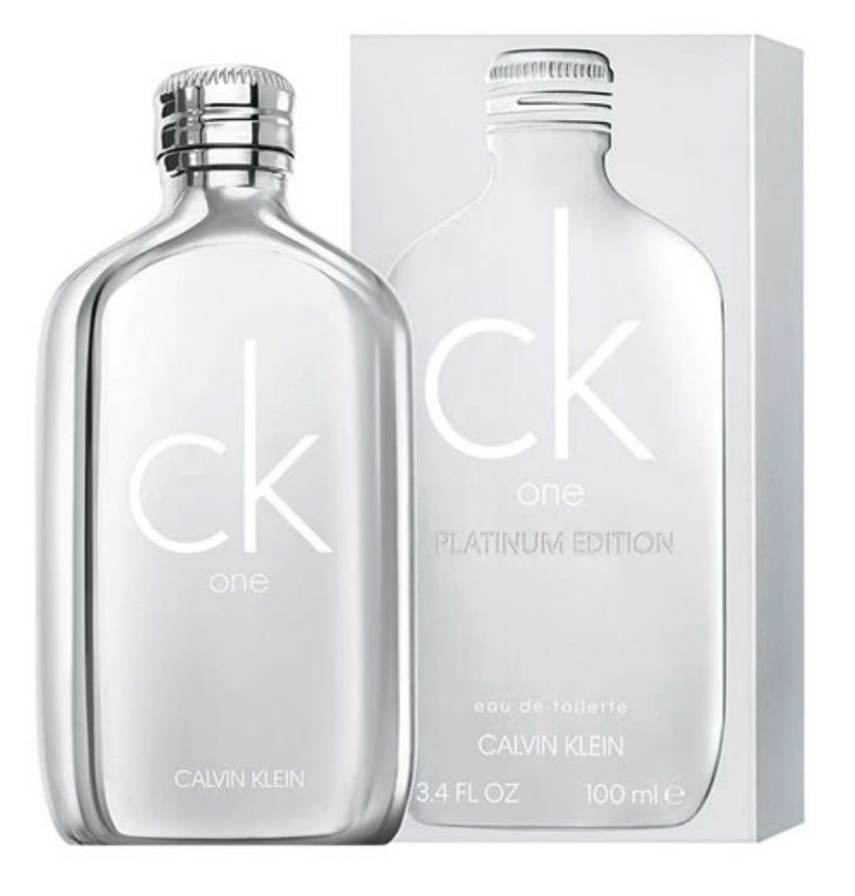 Calvin Klein CK One Platinum Edition EDT Fresh Fruity Woody For Unisex 100 ML
