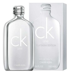 Calvin Klein CK One Platinum Edition EDT Fresh Fruity Woody For Unisex 100 ML