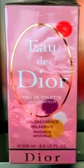 Eau de Dior EDT Vaporisateur Spray 6.8 oz / 200 ml – New