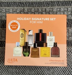 ULTA BEAUTY Mini COLOGNE 9 PC Set HOLIDAY SIGNATURE FOR HIM Sealed, 2025, NWB