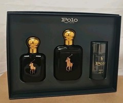 POLO RALPH LAUREN 3 PCS GIFT SET MEN 4.2.OZ EDT SP 2.OZ EDT SP 2.5.OZ DEODORANT