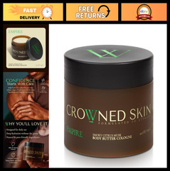 Moisturizing Body Butter Cologne for Men | Smoky Citrus Musk | Shea & Mango | 4.
