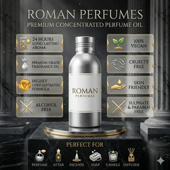 Roman Tmm Frd Ttuscann Leatherr Concentrated Perfume Oil Leather Woody 3.4 fl oz