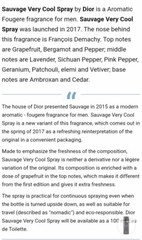 Dior Sauvage VERY COOL SPRAY EDT 3.4oz-100mL DISCONTINUED 100% Authentic