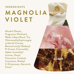 Magnolia Violet Eau de Parfum 1.7 fl oz Long-Lasting Perfume Peony Amber Vegan