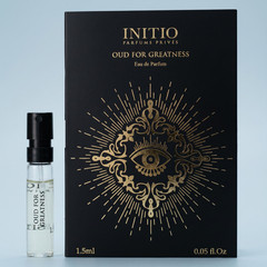 INITIO OUD FOR GREATNESS EDP 1.5ml .05fl oz x 1 COLOGNE PERFUME SPRAY SAMPLE