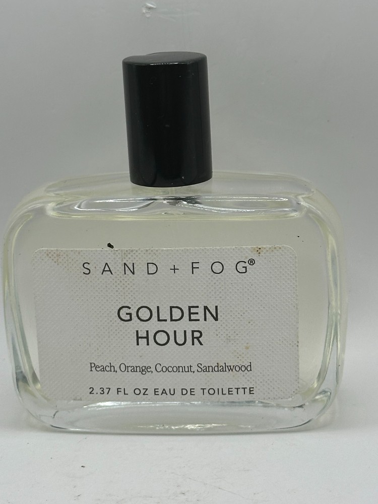 Sand Fog Golden Hour Peach,Orange,Coconut Sandalwood 2.37 oz Edt unbox
