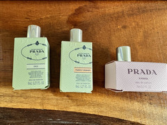 Prada Iris and Fleur D’Oranger 8 ml/ 0.27oz and Amber 7ml/0.2 Eau de Parfum