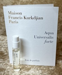 Aqua Universalis Forte M.F. Kurkdjan 1X Sample Eau De Parfum 0.06Fl. Oz./2 Ml