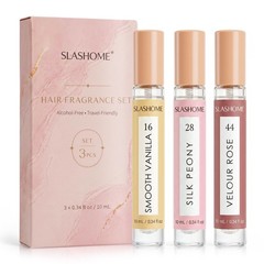 slashome Hair Perfume Set for Women, 3x10mL 0.34 Fl Oz (Pack of 3)