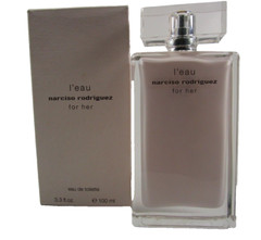 For Her By Narciso Rodriguez l’eau Eau De Toilette 3.3 oz as Shown in Picture