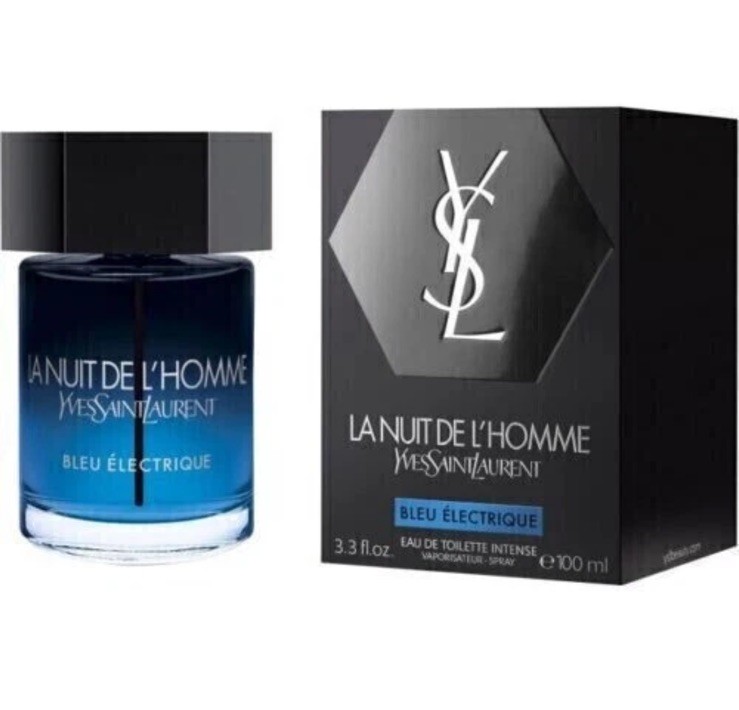 🍗🔥🦃SALE YSL La Nuit De L’Homme Bleu Electrique 3.3oz EDT Intense