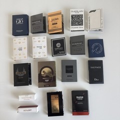 Men’s perfume sampler set – Designer perfume sample Lot x 18 assorted vials