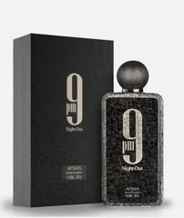 Afnan Unisex 9 PM Night Out Extrait de Parfum Spray 3.4 oz -Free Ship 🔥