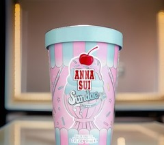 ANNA SUI Sundae Pretty Pink EDT Large Size Spray 1.7 oz in Ice Cream Carton 🍨