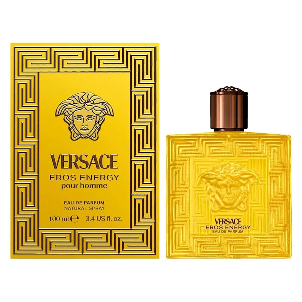 Versace Eros Energy Pour Homme Eau De Parfum Spray, 3.4 Ounce