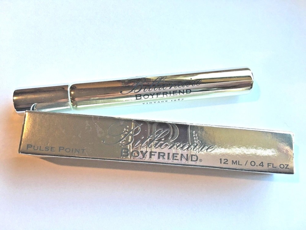 Billionaire Boyfriend LOT OF 2 Pulse Point Parfum Rollerball Roll On Fragrance