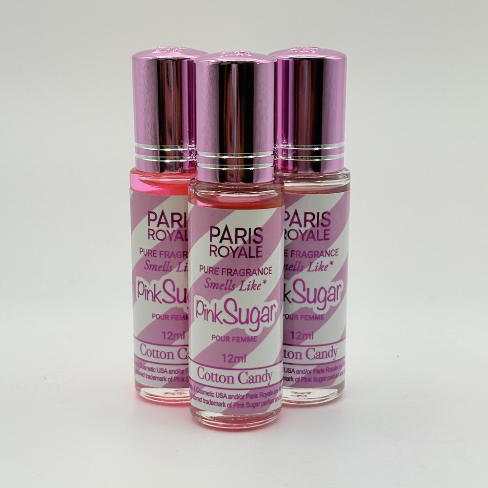 Paris Royale Roll On Body Oil 12ml Smells Like (Pink Sugar) (3PACK)