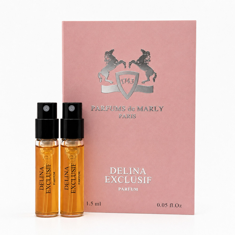 2 PCS DELINA EXCLUSIF PARFUMS DE MARLY SAMPLE SPRAY 1.5ML .05OZ EDP🧴Genuine
