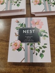 New NEST NEW YORK Turkish Rose Perfume Oil Fragrance Card Sample – 1.75ml 5 Pack