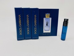 10 Dolce & Gabanna K EDT Perfume .03oz Sample Travel Vial New 100% Authentic