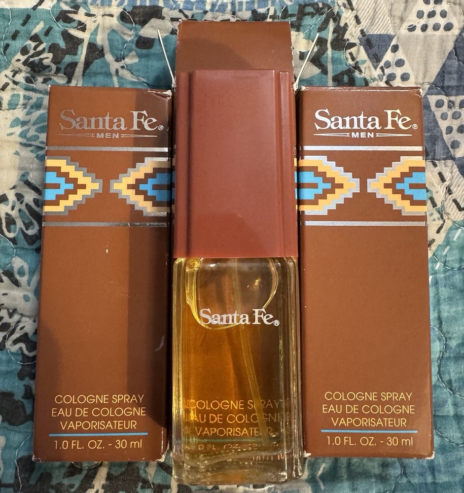 3 NIB Santa Fe Men’s Cologne Spray 30 ML Bottles Aladdin Fragrances