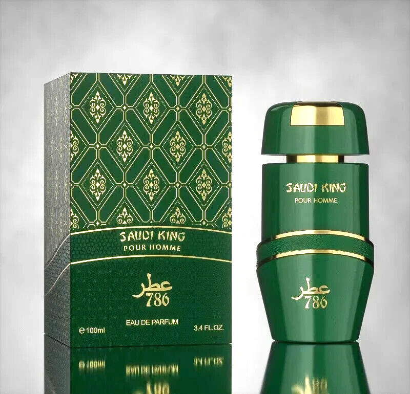Saudi King By 786 PARFUM DUBAI For Men. 3.4oz.EDP.. NIB