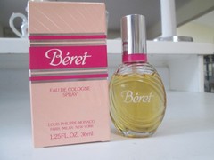 Vintage Beret by Louis Philippe Monaco 1.25 Oz. 36 ML Eau de Cologne Spray 1980s