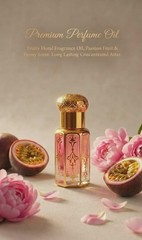 Lavender Passion Fruit Peony Attar Perfume Oil Set Alcohol-Free Gift Unisex