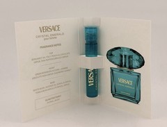 Versace Crystal Emerald Eau de Parfum Sample Spray Vial For Women. New In Card!