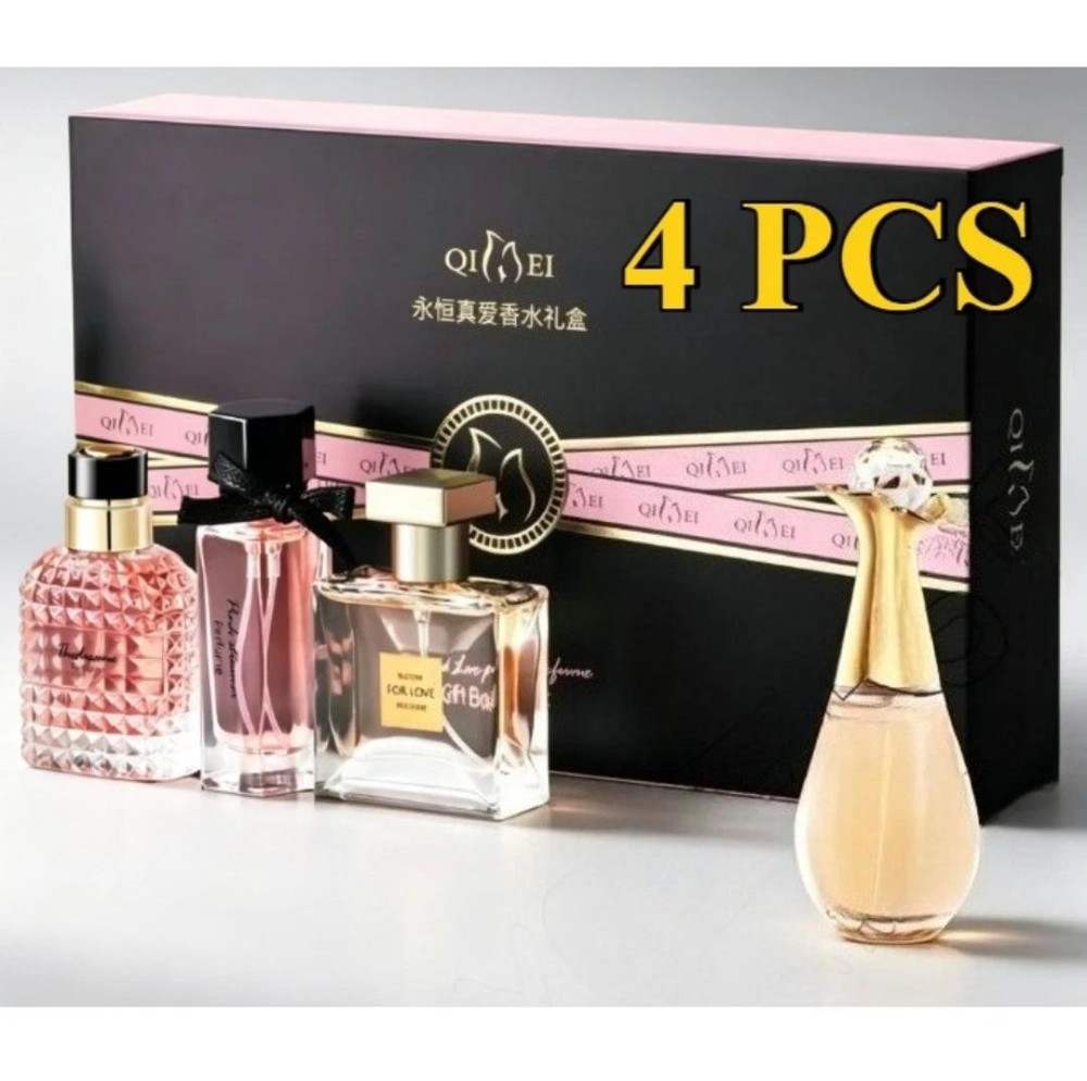 Luxury Women’s Women Eau De Parfum Gift Box 4Pcs Set 100Ml Perfume
