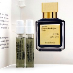 2 PCS MFK OUD SATIN MOOD EDP SAMPLE SPRAY 0.06OZ/2ML✔️Original
