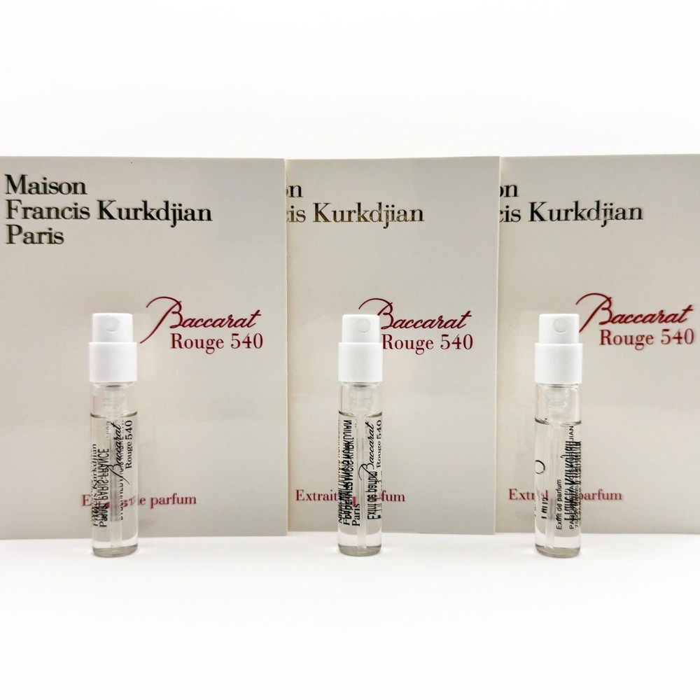 MAISON FRANCIS KURKDJIAN BACCARAT ROUGE 540 EXTRAIT DE PARFUM SAMPLE 2ML .06OZ🌸